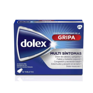 Dolex Gripa Multi síntomas Caja X 12 Tabletas Dolex Gripa Multi síntomas Caja X 12 Tabletas