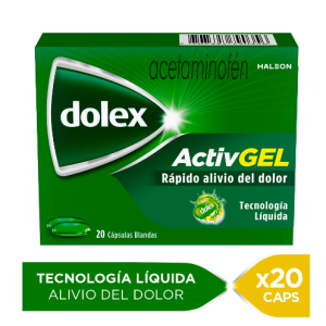 Dolex Activgel Caja X 20 Cápsulas Dolex Activgel Caja X 20 Cápsulas