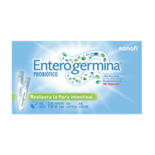 Enterogermina Suspensión Oral Caja X 10 Frascos de 5 Ml