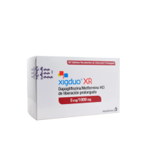 Xigduo XR 5Mg/1000Mg Caja X 56 Tabletas