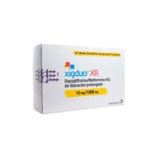 Xigduo XR 10Mg/1000Mg Caja X 28 Tabletas