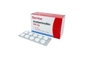 Acetaminofén 500 Mg  Caja X 100 Tabletas 