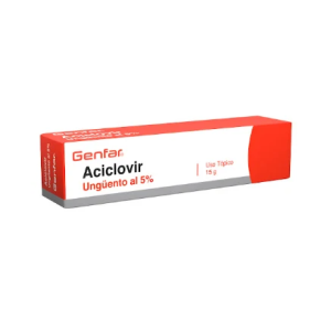 Aciclovir Unguento al 5% Genfar Tubo X 5 Gramos 