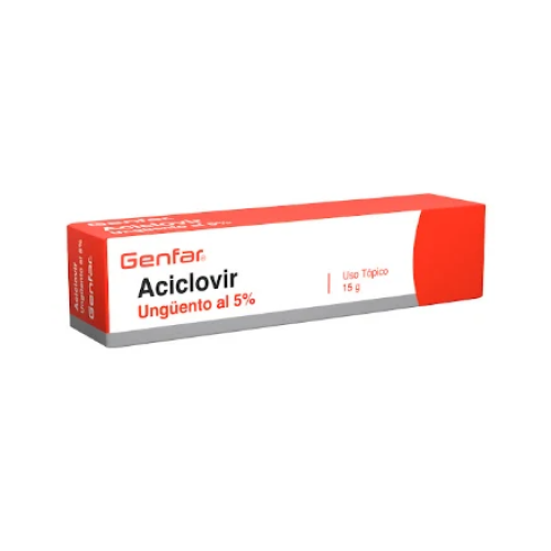 Aciclovir Unguento al 5% Genfar Tubo X 5 Gramos Aciclovir Unguento al 5% Genfar Tubo X 5 Gramos