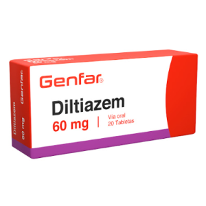 Diltiazem 60 Mg Genfar Caja X 20 Tabletas 