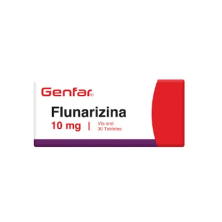 Flunarizina 10 Mg Genfar Caja X 30 Tabletas 