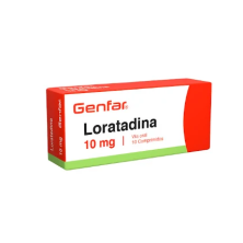 Loratadina 10 Mg Genfar Caja X 10 Tabletas 