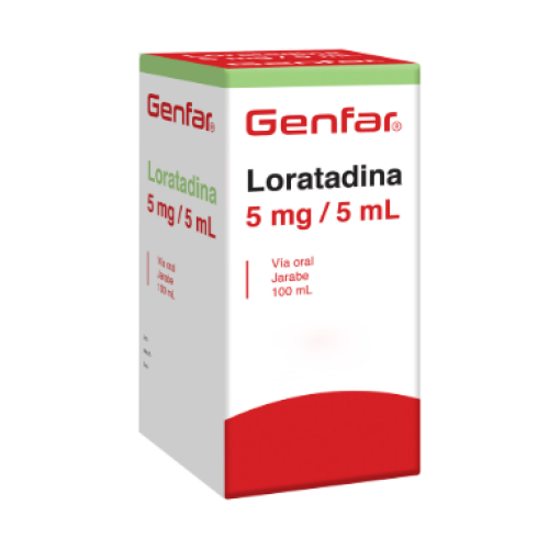 Loratadina 5 Mg/5 Ml Genfar Frasco X 100 Ml Loratadina 5 Mg/5 Ml Genfar Frasco X 100 Ml
