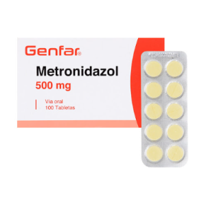 Metronidazol  500 Mg Genfar Caja X 100 Tabletas 