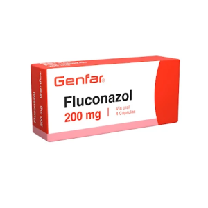 Fluconazol 200 Mg Genfar Caja X 4 Cápsulas 