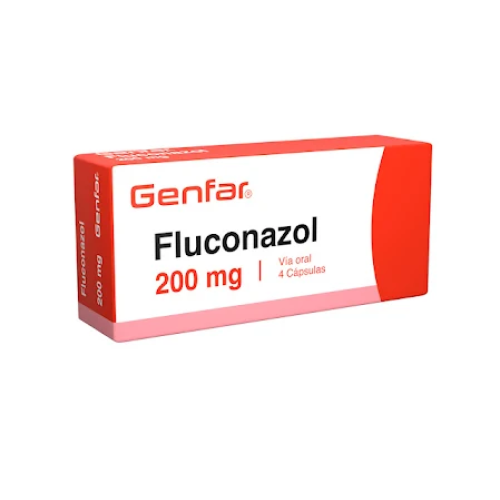 Fluconazol 200 Mg Genfar Caja X 4 Cápsulas 