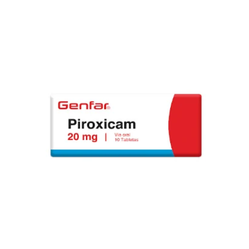 Piroxicam 20 Mg Genfar Caja X 10 Cápsulas 