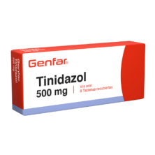 Tinidazol 500 Gr Genfar Caja X 8 Tabletas 