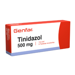 Tinidazol 500 Gr Genfar Caja X 8 Tabletas Tinidazol 500 Gr Genfar Caja X 8 Tabletas