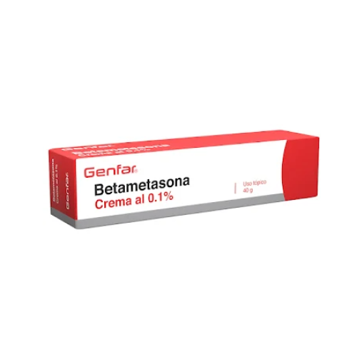 Betametasona Crema 0.1% Genfar Tubo X 40 Gramos 