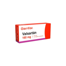 Valsartán 160 Mg Genfar Caja X 14 Tabletas 