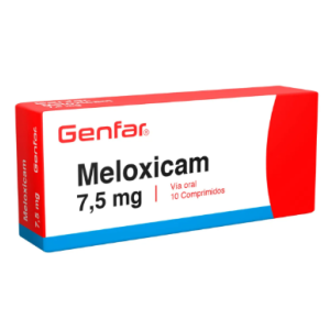 Meloxicam 7.5 Mg Genfar Caja X 10 Tabletas