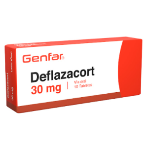 Deflazacort 30 Mg Genfar Caja X 10 Tabletas 
