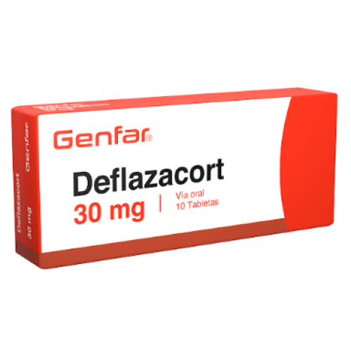Deflazacort 30 Mg Genfar Caja X 10 Tabletas 