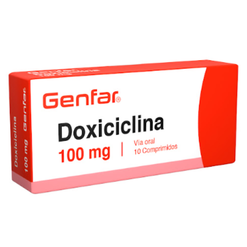 Doxiciclina 100 Mg Genfar Caja X 10 Tabletas 