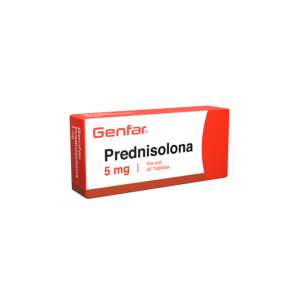 Prednisolona 5 Mg Genfar Caja X 30 Tabletas Prednisolona 5 Mg Genfar Caja X 30 Tabletas