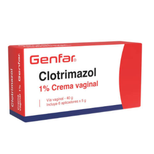 Clotrimazol Crema Vaginal 1% Genfar Tubo X 40 Gramos Clotrimazol Crema Vaginal 1% Genfar Tubo X 40 Gramos