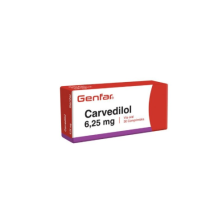 Carvedilol 6.25 Mg Genfar Caja X 30 Tabletas 