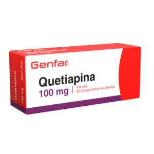 Quetiapina 100 Mg Genfar Caja X 30 Tabletas 