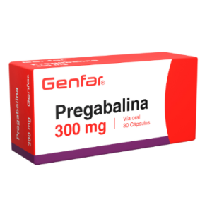 Pregabalina 300 Mg Genfar Caja X 30 Cápsulas 