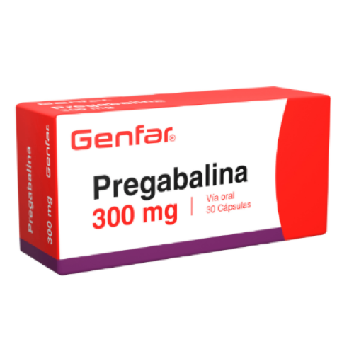 Pregabalina 300 Mg Genfar Caja X 30 Cápsulas Pregabalina 300 Mg Genfar Caja X 30 Cápsulas