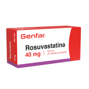 Rosuvastatina 40 Mg Genfar Caja X 30 Tabletas 