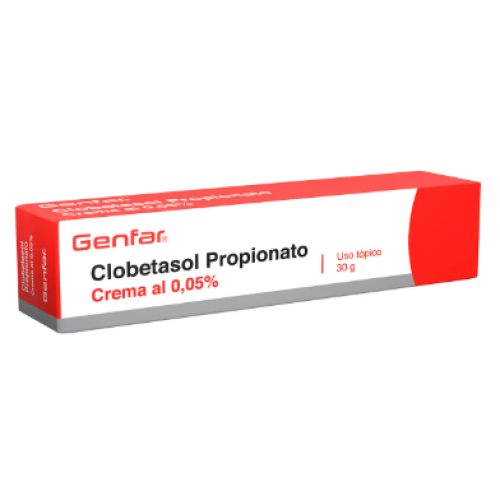 Clobetasol Crema 0.05% Genfar Tubo X 30 Gramos 