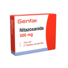 Nitazoxanida 500 Mg Genfar Caja X 6 Tabletas 