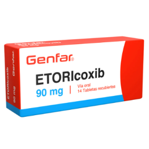 Etoricoxib 90 Mg Genfar Caja X 14 Tabletas 