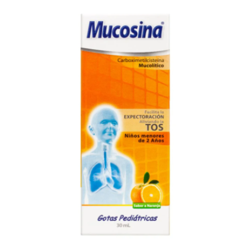 Mucosina Gotas Pediátricas Frasco X 30 Ml 