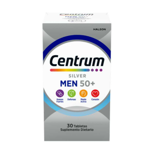 Centrum Silver +50 Años Men x 30 Tabletas Centrum Silver +50 Años Men x 30 Tabletas