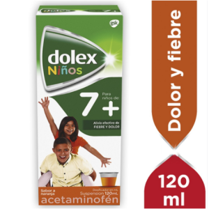 Dolex Niños 7+ Suspensión Frasco X 120 Ml 