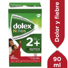 Dolex Niños 2+ Suspensión Frasco X 90 Ml 