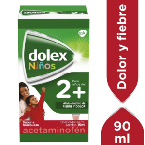 Dolex Niños 2+ Suspensión Frasco X 90 Ml 