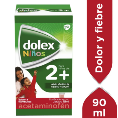 Dolex Niños 2+ Suspensión Frasco X 90 Ml 