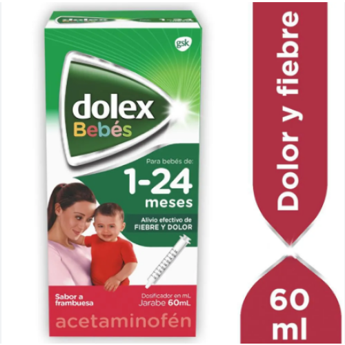 Dolex bebes 1-24 Meses Suspensión 60 Ml