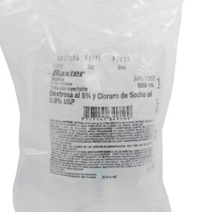 Dextrosa Al 5% En Solución Salina 500 Ml Baxter