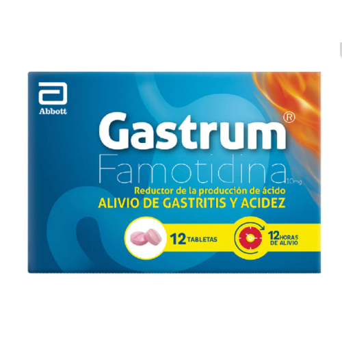 Gastrum 10 Mg Caja X 12 Tabletas 