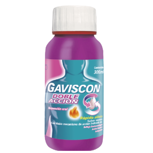 Gaviscon Doble Acción Rápido Alivio Frasco X 300 Ml Gaviscon Doble Acción Rápido Alivio Frasco X 300 Ml