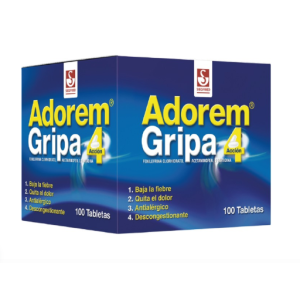 Adorem Gripa X 100 Tabletas Adorem Gripa X 100 Tabletas