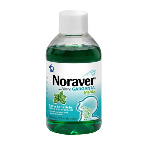 Noraver Garganta Sabor Menta Frasco sin Válvula X 120 Ml Noraver Garganta Sabor Menta Frasco sin Válvula X 120 Ml