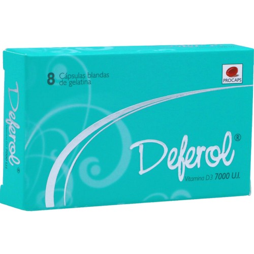 Deferol 7000 ui Caja X 8 cápsulas Deferol 7000 ui Caja X 8 cápsulas
