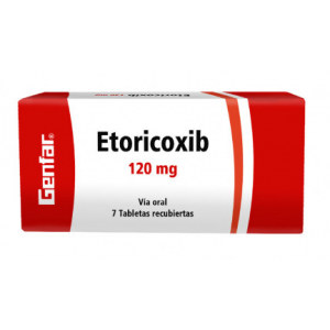 Etoricoxib 120 Mg Caja X 7 Tabletas 