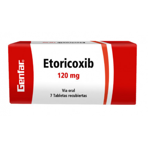 Etoricoxib 120 Mg Caja X 7 Tabletas 